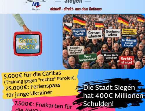 Siegen fördert großzügig Sozialindustrie – Caritas als verlängerter linker Politik